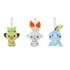 Petit Mascot Plush Keychain Set (Grookey, Scorbunny, And Sobble) Pokémon Galar Tabi(Petit Mascot Plush Keychain Set Grookey Scorbunny And Sobble Pokemon Galar Tabi) -ICHIBA TOYS SHOP petit mascot plush keychain set grookey scorbunny and sobble pokemon galar tabi keychain pokemon center 514713