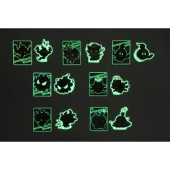 Phantump Luminous Sticker YonayonaGhost (Set Of 2)(Phantump Luminous Sticker Yonayonaghost Set Of 2) -ICHIBA TOYS SHOP phantump luminous sticker yonayonaghost set of 2 sticker pokemon center 525444