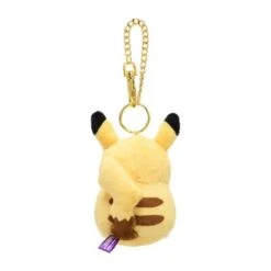 Pikachu (by Bkub Okawa) Mascot Plush Keychain(Pikachu By Bkub Okawa Mascot Plush Keychain) -ICHIBA TOYS SHOP pikachu by bkub okawa mascot plush keychain keychain pokemon center 662744