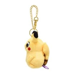 Pikachu (by Bkub Okawa) Mascot Plush Keychain(Pikachu By Bkub Okawa Mascot Plush Keychain) -ICHIBA TOYS SHOP pikachu by bkub okawa mascot plush keychain keychain pokemon center 803649