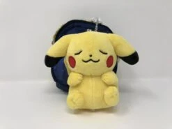 Pikachu Cute Sleeping Face & Backpack-shaped Pouch Mascot Plush Keychain (From The New Year Pika-Pika Bag 2018)(Pikachu Cute Sleeping Face Backpack Shaped Pouch Mascot Plush Keychain From The New Year Pika Pika Bag 2018) -ICHIBA TOYS SHOP pikachu cute sleeping face backpack shaped pouch mascot plush keychain from the new year pika pika bag 2018 keychain pokemon center 463541
