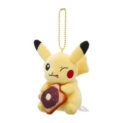 Pikachu Mascot Keychain Ogura Toast (Pokémon Center Nagoya) - Celebis Celebration(Pikachu Mascot Keychain Ogura Toast Pokemon Center Nagoya Celebis Celebration) -ICHIBA TOYS SHOP pikachu mascot keychain ogura toast pokemon center nagoya celebis celebration mascot plush keychain pokemon center 919511