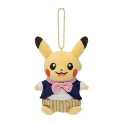 Pikachu Mascot Plush Keychain Pokémon Mysterious Tea Party(Pikachu Mascot Plush Keychain Pokemon Mysterious Tea Party)