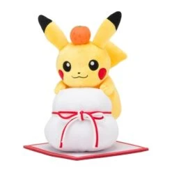 Pikachu Plush Kagami-mochi(Pikachu Plush Kagami Mochi) -ICHIBA TOYS SHOP pikachu plush kagami mochi plush pokemon center 227041