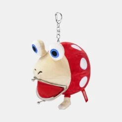 NINTENDO Red Bulborb Purse Mascot Plush Keychain Gamaguchi(Red Bulborb Purse Mascot Plush Keychain Gamaguchi)