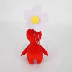 Red Pikmin (Flower) Mascot Plush Keychain(Red Pikmin Flower Mascot Plush Keychain) -ICHIBA TOYS SHOP red pikmin flower mascot plush keychain mascot plush keychain san ei boeki 727534