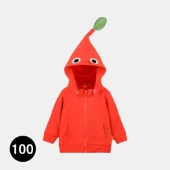 NINTENDO Red Pikmin Hoodie (100) - PIKMIN(Red Pikmin Hoodie 100 Pikmin)