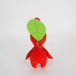 Red Pikmin (Leaf) Mascot Plush Keychain(Red Pikmin Leaf Mascot Plush Keychain) -ICHIBA TOYS SHOP red pikmin leaf mascot plush keychain mascot plush keychain san ei boeki 845394