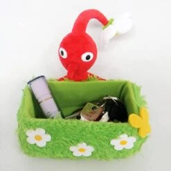 Red PIKMIN PKZ01 Plush Basket(Red Pikmin Pkz01 Plush Basket) -ICHIBA TOYS SHOP red pikmin pkz01 plush basket plush san ei boeki 962471