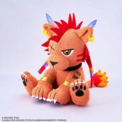 Square Enix Red XIII Amigurumi (Knitted) Plush Final Fantasy VII Remake(Red Xiii Amigurumi Knitted Plush Final Fantasy) -ICHIBA TOYS SHOP red xiii amigurumi knitted plush final fantasy plush square enix 894614