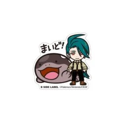 Rika & Clodsire B-SIDE LABEL Pokémon Sticker(Rika Clodsire B Side Label Pokemon Sticker)