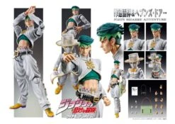 Rohan Kishibe & Heaven's Door Super Action Statue Figure - JoJo's Bizarre Adventure Part.4(Rohan Kishibe Heavens Door Super Action Statue Figure Jojos Bizarre Adventure Part 4) -ICHIBA TOYS SHOP rohan kishibe heavens door super action statue figure jojos bizarre adventure part4 figure medicom toy 918311