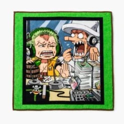Roronoa Zoro & Usopp Hand Towel - Mugiwara Space - ONE PIECE(Roronoa Zoro Usopp Hand Towel Mugiwara Space One Piece)