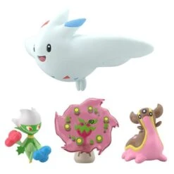 Roserade & Gastrodon (West Sea) & Spiritomb & Togekiss Pokémon Scale World Figure Sinnoh Region(Roserade Gastrodon West Sea Spiritomb Togekiss Pokemon Scale World Figure Sinnoh Region)