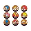 Sega Round Shaped Tin Badge Collection A - Sonic The Hedgehog (9Pcs/BOX)(Round Shaped Tin Badge Collection A Sonic The Hedgehog 9pcs Box) -ICHIBA TOYS SHOP round shaped tin badge collection a sonic the hedgehog 9pcsbox pin sega 205776
