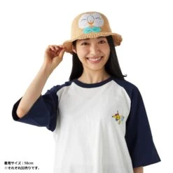 Rowlet Straw Hat 54cm/58cm Happy Sunny Day(Rowlet Straw Hat 54cm 58cm Happy Sunny Day) -ICHIBA TOYS SHOP rowlet straw hat 54cm58cm happy sunny day hat pokemon center 346824