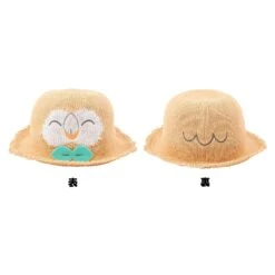 Rowlet Straw Hat 54cm/58cm Happy Sunny Day(Rowlet Straw Hat 54cm 58cm Happy Sunny Day) -ICHIBA TOYS SHOP rowlet straw hat 54cm58cm happy sunny day hat pokemon center 652457