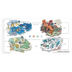Rubber Playmat OTENKI TEAM - Pokémon Card Game(Rubber Playmat Otenki Team Pokemon Card Game)