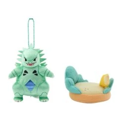 Sand Stream Tyranitar Mascot Plush With Field OTENKI TEAM(Sand Stream Tyranitar Mascot Plush With Field Otenki Team) -ICHIBA TOYS SHOP sand stream tyranitar mascot plush with field otenki team mascot plush keychain pokemon center 451095