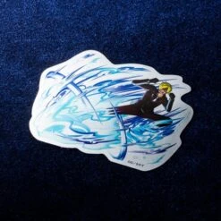 Sanji Metallic Sticker (Special Move) - ONE PIECE(Sanji Metallic Sticker Special Move One Piece)
