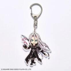 Square Enix Sephiroth Acrylic Keychain FINAL FANTASY VII EVER CRISIS × Peko & Poko(Sephiroth Acrylic Keychain Final Fantasy Vii Ever Crisis X Peko Poko)