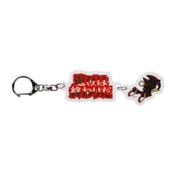 Shadow Double Acrylic Keychain (Playtime Is Over) - Sonic The Hedgehog(Shadow Double Acrylic Keychain Playtime Is Over Sonic The Hedgehog)