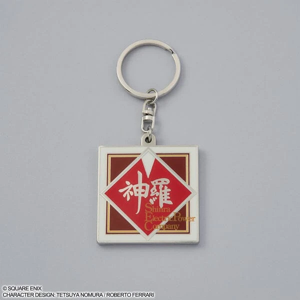 Square Enix Shinra Company Metal Keychain - Final Fantasy VII Rebirth(Shinra Company Metal Keychain Final Fantasy Vii Rebirth) 3 Square Enix Shinra Company Metal Keychain - Final Fantasy VII Rebirth(Shinra Company Metal Keychain Final Fantasy Vii Rebirth)