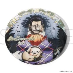 Sir Crocodile Birthday (9.5) Hologram Tin/Can Badge - ONE PIECE(Sir Crocodile Birthday 9 5 Hologram Tin Can Badge One Piece)