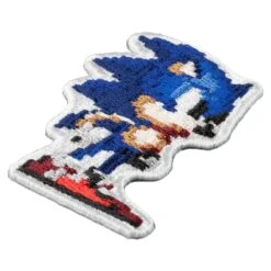 Sonic Pixel Embroidery Sticker - Sonic The Hedgehog(Sonic Pixel Embroidery Sticker Sonic The Hedgehog) -ICHIBA TOYS SHOP sonic pixel embroidery sticker sonic the hedgehog sticker grapht 278612