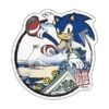 Sega Sonic Sticker "Asakusa Rooftop Scenery" - Japanese Sonic(Sonic Sticker Asakusa Rooftop Scenery Japanese Sonic) -ICHIBA TOYS SHOP sonic sticker asakusa rooftop scenery japanese sonic sticker sega 802838