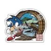 Sega Sonic Sticker "Kyoshikei Kamogawa Master Scenery" - Japanese Sonic(Sonic Sticker Kyoshikei Kamogawa Master Scenery Japanese Sonic) -ICHIBA TOYS SHOP sonic sticker kyoshikei kamogawa master scenery japanese sonic sticker sega 298913
