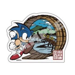 Sega Sonic Sticker "Kyoshikei Kamogawa Master Scenery" - Japanese Sonic(Sonic Sticker Kyoshikei Kamogawa Master Scenery Japanese Sonic)