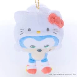 Sega Sonic × Hello Kitty Mascot Plush - SONIC＆FRIENDS Sanrio Characters(Sonic X Hello Kitty Mascot Plush Sonic Friends Sanrio Characters) -ICHIBA TOYS SHOP sonic x hello kitty mascot plush sonicfriends sanrio characters mascot plush keychain sega 772396