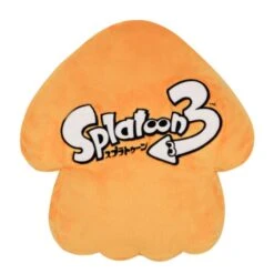 Squid (Orange) Plush Cushion - Splatoon 3(Squid Orange Plush Cushion Splatoon 3) -ICHIBA TOYS SHOP squid orange plush cushion splatoon 3 plush san ei boeki 323368