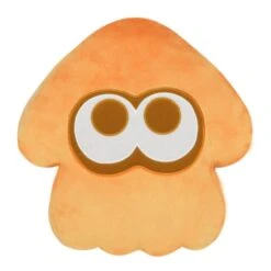 Squid (Orange) Plush Cushion - Splatoon 3(Squid Orange Plush Cushion Splatoon 3)