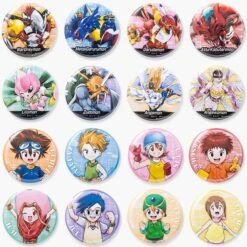 Tin Badge -Illustrator Collaboration- Digimon Adventure (1Pcs/Random)(Tin Badge Illustrator Collaboration Digimon Adventure 1pcs Random)