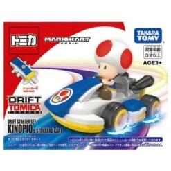 Toad & Standard Kart Drift Starter Set - Drift TOMICA X Mario Kart(Toad Standard Kart Drift Starter Set Drift Tomica X Mario Kart) -ICHIBA TOYS SHOP toad standard kart drift starter set drift tomica x mario kart figure takara tomy 698898