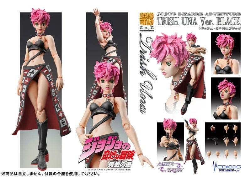 Trish Una (Ver.BLACK) Super Action Statue Figure - JoJo's Bizarre Adventure Part.V (Golden Wind)(Trish Una Ver Black Super Action Statue Figure Jojos Bizarre Adventure Part V Golden Wind) 5 Trish Una (Ver.BLACK) Super Action Statue Figure - JoJo's Bizarre Adventure Part.V (Golden Wind)(Trish Una Ver Black Super Action Statue Figure Jojos Bizarre Adventure Part V Golden Wind) - Image 3