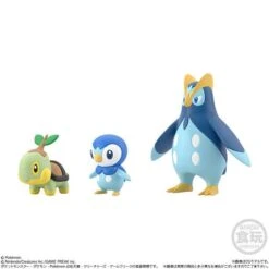 Turtwig & Piplup & Prinplup Pokémon Scale World Figure Sinnoh Region 19(Turtwig Piplup Prinplup Pokemon Scale World Figure Sinnoh Region 19)