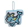 Vaporeon Mascot Plush Keychain Eevee Dot Collection(Vaporeon Mascot Plush Keychain Eevee Dot Collection)