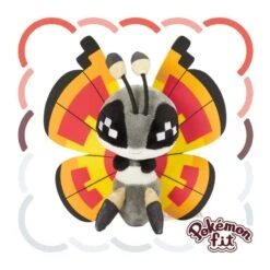 Vivillon (Sun Pattern) Plush Pokémon Fit(Vivillon Sun Pattern Plush Pokemon Fit)