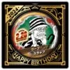 Woop Slap Birthday Tin/Can Badge - ONE PIECE(Woop Slap Birthday Tin Can Badge One Piece)
