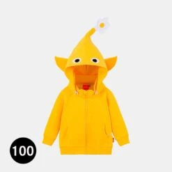 NINTENDO Yellow Pikmin Hoodie (100) - PIKMIN(Yellow Pikmin Hoodie 100 Pikmin)