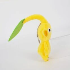 Yellow Pikmin (Leaf) Mascot Plush Keychain(Yellow Pikmin Leaf Mascot Plush Keychain) -ICHIBA TOYS SHOP yellow pikmin leaf mascot plush keychain mascot plush keychain san ei boeki 291455