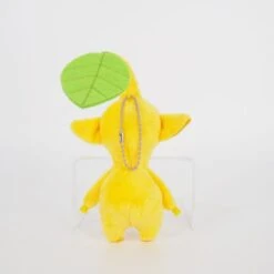 Yellow Pikmin (Leaf) Mascot Plush Keychain(Yellow Pikmin Leaf Mascot Plush Keychain) -ICHIBA TOYS SHOP yellow pikmin leaf mascot plush keychain mascot plush keychain san ei boeki 458634