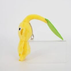 Yellow Pikmin (Leaf) Mascot Plush Keychain(Yellow Pikmin Leaf Mascot Plush Keychain) -ICHIBA TOYS SHOP yellow pikmin leaf mascot plush keychain mascot plush keychain san ei boeki 472904