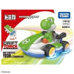 Yoshi & Standard Kart Drift Starter Set - Drift TOMICA X Mario Kart(Yoshi Standard Kart Drift Starter Set Drift Tomica X Mario Kart) -ICHIBA TOYS SHOP yoshi standard kart drift starter set drift tomica x mario kart figure takara tomy 400301