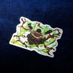 Zoro Metallic Sticker (Special Move) - ONE PIECE(Zoro Metallic Sticker Special Move One Piece)